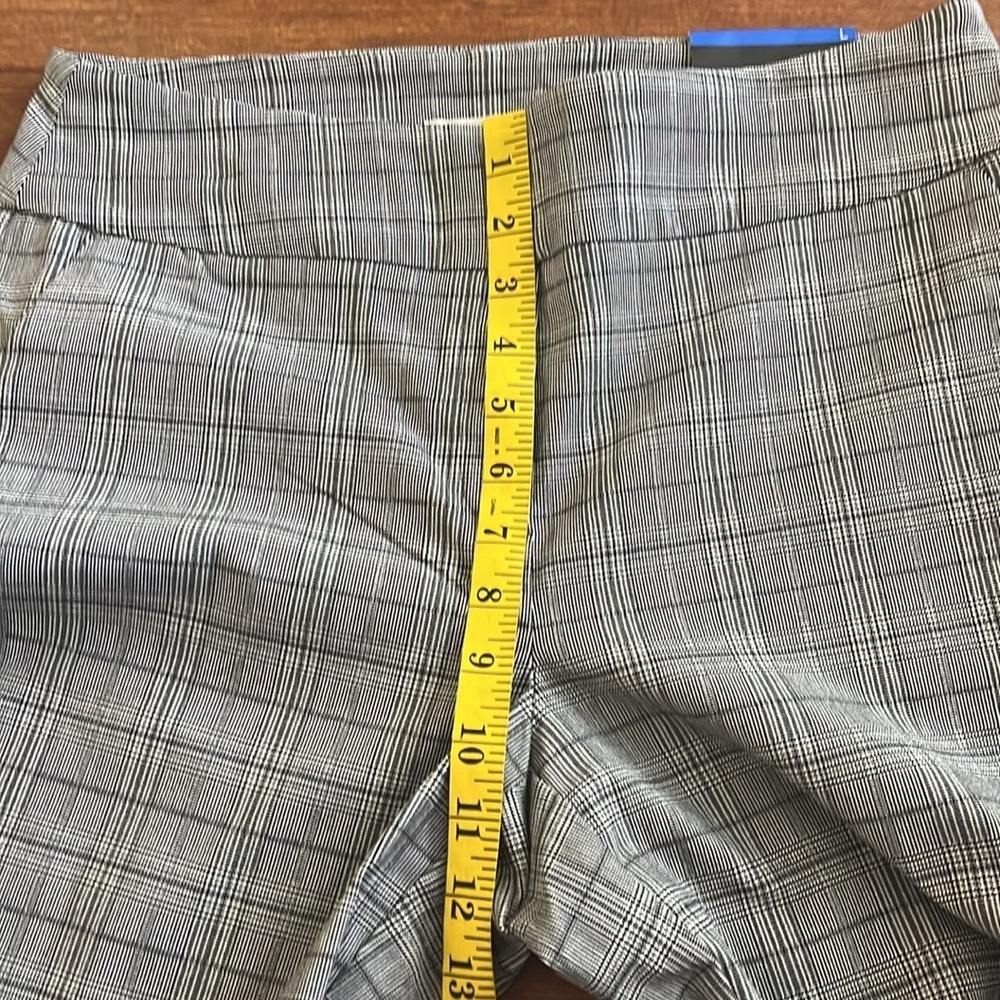 SC CO Plaid Tummy Control Super Stretch Pull on Pants Size L - Picture 4 of 12
